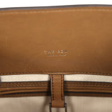 The Row Soft Margaux 12 Bag Muschio Saddle Leather Silver Hardware