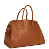 The Row Soft Margaux 15 Cuir Saddle Leather Gold Hardware - Thumbnail View 2