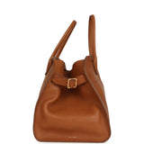 The Row Soft Margaux 15 Cuir Saddle Leather Gold Hardware - Thumbnail View 3