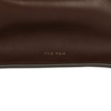 The Row Soft Margaux 15 Deep Brown Saddle Leather Gold Hardware
