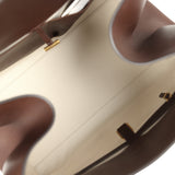 The Row Soft Margaux 15 Deep Brown Saddle Leather Gold Hardware