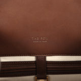 The Row Soft Margaux 15 Deep Brown Saddle Leather Gold Hardware