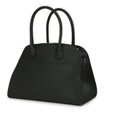 The Row Soft Margaux 10 Bag Dark Pine Calfskin Silver Hardware - Thumbnail View 4
