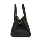 The Row Soft Margaux 10 Bag Dark Pine Calfskin Silver Hardware - Thumbnail View 3