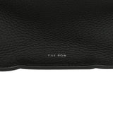 The Row Marlo 14 Tote Bag Black Calfskin Silver Hardware