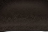 The Row Margaux Shoulder 12 Deep Brown Calfskin Silver Hardware