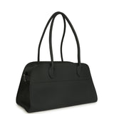 The Row Shoulder Margaux 12 Dark Pine Calfskin Silver Hardware