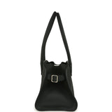 The Row Shoulder Margaux 12 Dark Pine Calfskin Silver Hardware