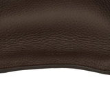 The Row Margaux Shoulder 12 Deep Brown Calfskin Silver Hardware