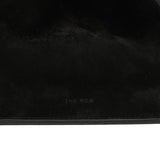 The Row Soft Margaux 10 Bag Black Suede Gold Hardware