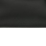 The Row Soft Margaux 15 Bag Black Calfskin Silver Hardware