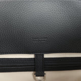 The Row Soft Margaux 15 Bag Black Calfskin Silver Hardware