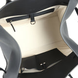 The Row Soft Margaux 15 Bag Black Calfskin Silver Hardware