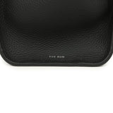 The Row Marlo 12 Tote Bag Black Calfskin Silver Hardware