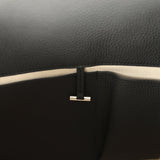 The Row Soft Margaux 15 Bag Black Calfskin Silver Hardware