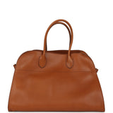 The Row Soft Margaux 15 Bag Cuir Saddle Leather Gold Hardware - Thumbnail View 1