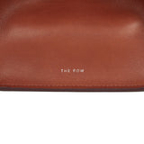 The Row Soft Margaux 10 Bag New Burgundy Saddle Leather Silver Hardware