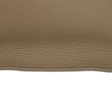 The Row Soft Margaux 15 Bag Smoked Taupe Calfskin Silver Hardware