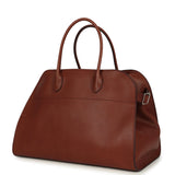 The Row Soft Margaux 15 New Burgundy Saddle Silver Hardware