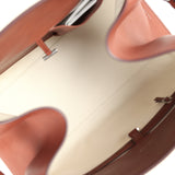 The Row Soft Margaux 15 New Burgundy Saddle Silver Hardware