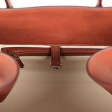 The Row Soft Margaux 15 New Burgundy Saddle Silver Hardware