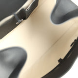 The Row Soft Margaux 17 Bag Black Calfskin Silver Hardware