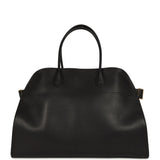 The Row Soft Margaux 17 Bag Black Saddle Gold Hardware - Thumbnail View 1