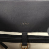 The Row Soft Margaux 17 Bag Black Saddle Gold Hardware - Thumbnail View 12