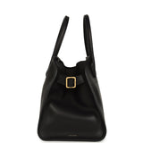 The Row Soft Margaux 12 Bag Black Saddle Leather Gold Hardware Payment 2 for JJ ONLY