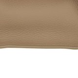 The Row Soft Margaux 12 Bag Dark Taupe Calfskin Silver Hardware