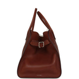 The Row Soft Margaux 15 New Burgundy Saddle Silver Hardware - Thumbnail View 3