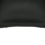 The Row Soft Margaux Shoulder 12 Bag Black Calfskin Silver Hardware