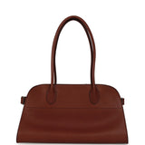 The Row Margaux Shoulder 12 New Burgundy Saddle Silver Hardware