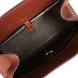 The Row Margaux Shoulder 12 New Burgundy Saddle Silver Hardware