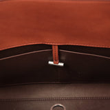 The Row Margaux Shoulder 12 New Burgundy Saddle Silver Hardware
