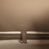 The Row Soft Margaux 15 Bag Smoked Taupe Calfskin Silver Hardware - Thumbnail View 11