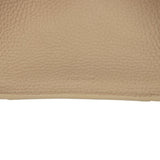 The Row Margaux Shoulder 12 Bag Dark Taupe Calfskin Silver Hardware