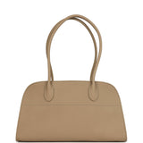 The Row Margaux Shoulder 12 Bag Dark Taupe Calfskin Silver Hardware - Thumbnail View 6
