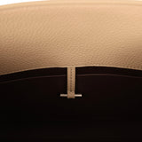 The Row Margaux Shoulder 12 Bag Dark Taupe Calfskin Silver Hardware - Thumbnail View 9