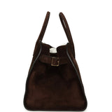 The Row Soft Margaux 15 Bag Mocha Suede Gold Hardware - Thumbnail View 4