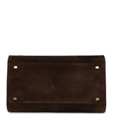 The Row Soft Margaux 15 Bag Mocha Suede Gold Hardware - Thumbnail View 7