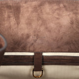 The Row Soft Margaux 15 Bag Mocha Suede Gold Hardware - Thumbnail View 11