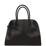 The Row Soft Margaux 12 Bag Black Saddle Leather Gold Hardware - Thumbnail View 4