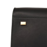 The Row Soft Margaux 12 Bag Black Saddle Leather Gold Hardware - Thumbnail View 8