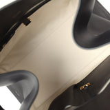 The Row Soft Margaux 15 Bag Black Saddle Gold Hardware