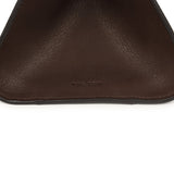 The Row Peggy Clutch Hippo Grey Saddle Leather Silver Hardware - Thumbnail View 7