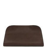 The Row Peggy Clutch Hippo Grey Saddle Leather Silver Hardware - Thumbnail View 4