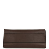 The Row Peggy Clutch Hippo Grey Saddle Leather Silver Hardware - Thumbnail View 6