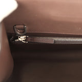 The Row Peggy Clutch Hippo Grey Saddle Leather Silver Hardware - Thumbnail View 9