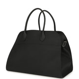 The Row Soft Margaux 15 Bag Black Calfskin Silver Hardware - Thumbnail View 5